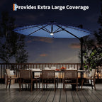 Garvee 10 ft Cantilever Patio Umbrella - Image 2