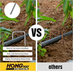 HongWay 120 Pack 6 Inch Landscape Staples 11 Gauge Garden Staples, Galvanized - Image 6