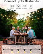 Svater Outdoor String Lights 200 FT, Patio Lights - Image 3