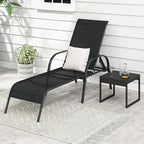 Giantex 2 Pack Patio Lounge Chair, Outdoor Chaise Lounge - Image 8