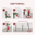 Christmas Light Yard Stakes Outdoor Light Stakes - Image 6