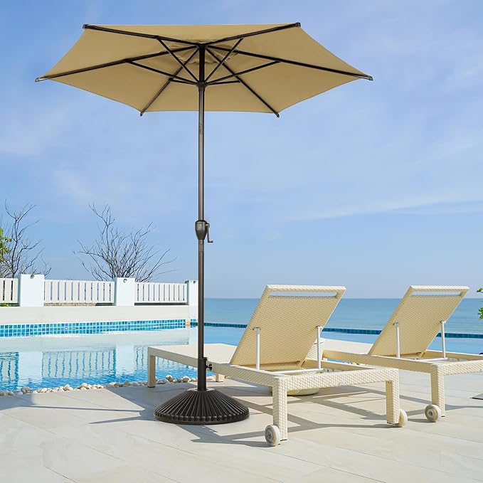 Abba Patio 7.5FT Lyon Outdoor Patio Umbrella Outdoor Table Umbrella - Image 5