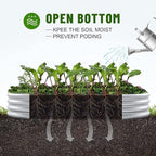 Land Guard 8×4×1 ft Galvanized Raised Garden Bed Kit，Raised Garden Boxes Outdoor - Image 5