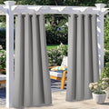 NICETOWN 2 Panels Patio Curtains Outdoor Waterproof, Thermal Insulated by NICETOWN
