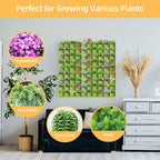 Hanging Planting Grow Bags, 90 Pockets Hanging Vertical Wall Planter Wall - Image 5