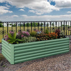 GarveeLife 6x3x2 ft Galvanized Raised Garden Bed, Rust-Resistant Raised Garden - Image 8