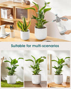 vancasso 8 Inch Ceramic Plant Pots, Planters - Image 5