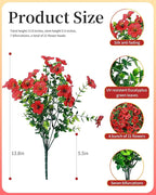 Faux Flowers for Outdoor Planters 16 Bundles UV Resistant Artificial Eucalyptus - Image 5