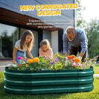KING BIRD Raised Garden Bed Kit 2025 Upgraded 10-Minute Assembly Galvanized - Image 4