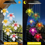 Toodour Solar Wind Chimes, Color Changing Maple Leaf Wind Chime, LED Mobile - Image 2