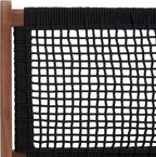 SAFAVIEH Outdoor Collection Kobina Natural Acacia Wood/Black Rope Foldable Bench - Image 10