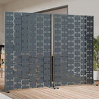 Casaphoria Metal Privacy Screen Outdoor, Darkgray-Square - Image 8