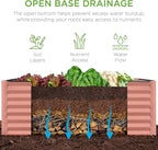 Best Choice Products 4x2x2ft Outdoor Metal Raised Garden Bed, Deep Root Box - Image 5