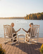 Ciokea Oversized Outdoor Rocking Chairs Set of 3, 380lbs Heavy-Duty Large Patio - Image 5