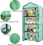 Mini Greenhouse for Indoor Outdoor, Plant Green House 4-Tier Rack Stand - Image 2