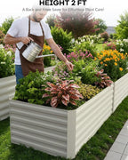 Garvee 2PCS 6x3x2ft Galvanized Raised Garden Bed Outdoor, Rust-Resistant Raised - Image 7