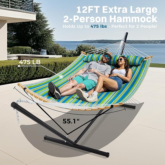 SUPERJARE Curved-Bar Hammock - Image 3