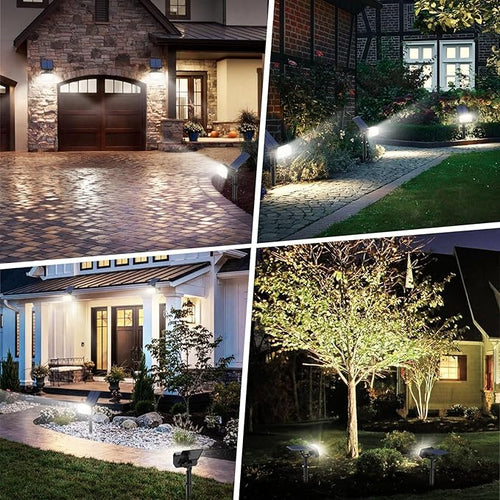 102 LED Solar Spot Lights Outdoor Waterproof IP65, Adjustable Landscape - Image 2