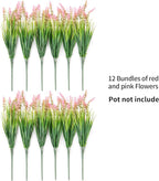 Artificial Faux Plants Outdoor Spring Decorations, Summer Fake Monkey Grass - Image 6