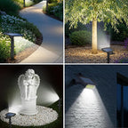 4 Pack Solar Spot Lights Outdoor Waterproof IP68, Auto On/Off Bright Solar - Image 7