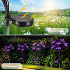 Solar Garden Lights 2 Pack Waterproof Solar Swaying Starburst Light Outdoor - Image 4