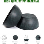WOUSIWER 13 inch 2 Pack Large Hanging Planters - Image 3