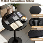 Furmax Bistro Pub Table Round Bar Height Cocktail Table - Image 3