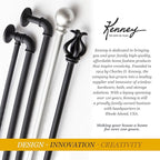 Kenney KN90001 1" Weaver Indoor/Outdoor Rust-Resistant Curtain Rod - Image 10