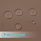 NICETOWN Outdoor Curtainss for Patio Waterproof, Self-Stick Tab Top Blackout - Image 4