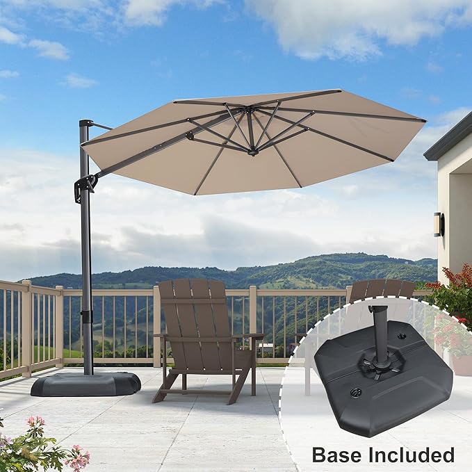 PURPLE LEAF 10 Feet Patio Umbrella - Image 2