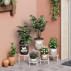 5 Pack Heavy Duty Metal Iron Plant Stand, Anti-Rust Iron Flower Pot Stand Holder - Image 3