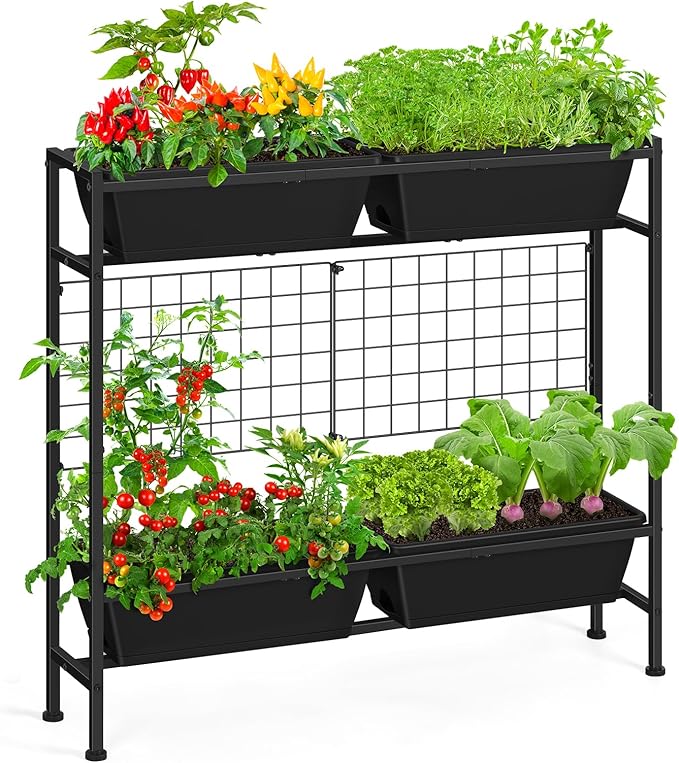 OYEAL Raised Garden Bed 32" Tall Elevated Planter Boxes by OYEAL