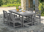 SERWALL 67" Outdoor Dining Table - Image 5