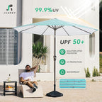 JEAREY 9FT Outdoor Patio Umbrella Outdoor Table Umbrella - Image 3