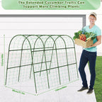 Cucumber Trellis for Raised Bed, Large Size Garden Arch Trellis for Climbing - Image 8