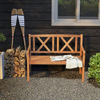 Giantex Patio Garden Bench Loveseat - Image 7
