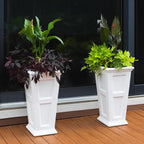 Mayne Fairfield 28-Inch Tall Planter, Weather-Resistant Planter - Image 8