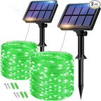 btfarm 2 Pack Solar String Lights Outdoor, 160LED 66FT Halloween Solar Fairy by btfarmdecorativelighting