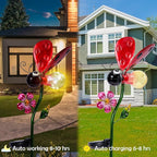 Decorative Solar Lights Outdoor Solar Ladybug Stake Lights Metal Decorative - Image 6