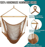 JoyView Hammock Chair with Spreader Bar Caribbean Hammock Swing Chair 300 LBS - Image 4