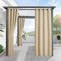 RYB HOME Outdoor Curtains for Patio Waterproof Block Sunlight Thermal Insulated by RYBHOME