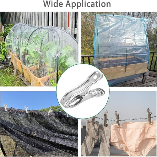 20 Pcs 2inches Gardening Clips for Netting, Have a Strong Grip of Metal Clips - Image 2
