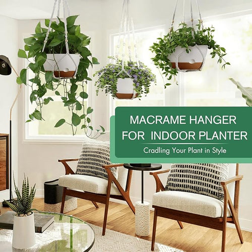 3 Pack 8/10/12 Inch Hanging Planters - Image 2