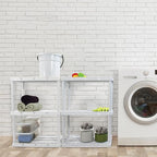Gracious Living 3 Shelf Knect-A-Shelf Solid Light Duty Storage Unit 12 x 24 x - Image 5
