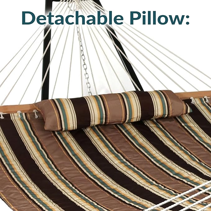 Sunnydaze Quilted Outdoor Hammock - Image 7