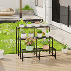 Garden 4 you 3 Tier Split Type Large Metal Plant Stand Stackable, Garden - Image 5