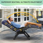 Suteck Oversized Zero Gravity Chair, 29In XL Lounge Chair w/Removable - Image 8