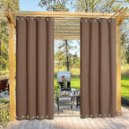 NICETOWN Outdoor Curtain Grommet Top and Bottom, Thermal Insulated Keeps The by NICETOWN
