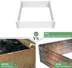 4' x 2' Vinyl Raised Garden Bed Screwless Planter Box - Image 5