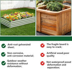 Vengarus 8x4x1FT Galvanized Raised Garden Bed Kit, Outdoor Metal Planter Box - Image 7